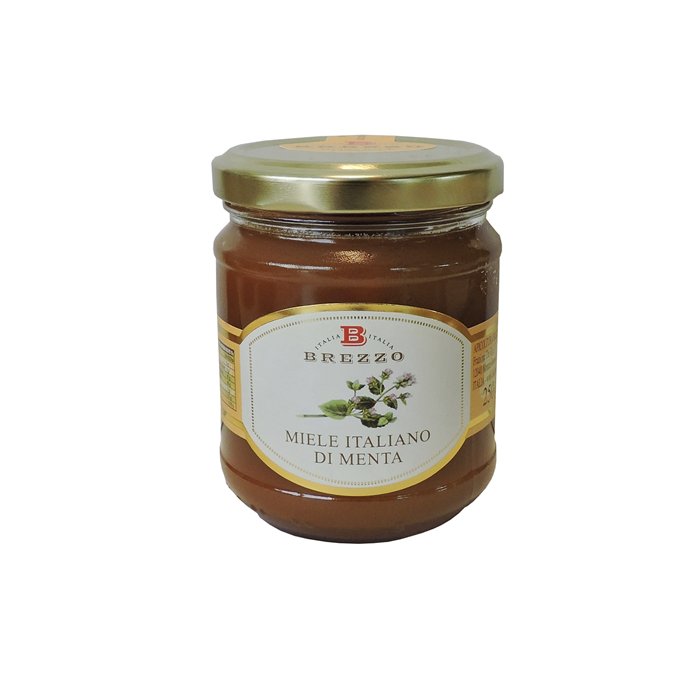 Włoski miód z kwiatów mięty, 250 g (Miele di Menta) / Brezzo