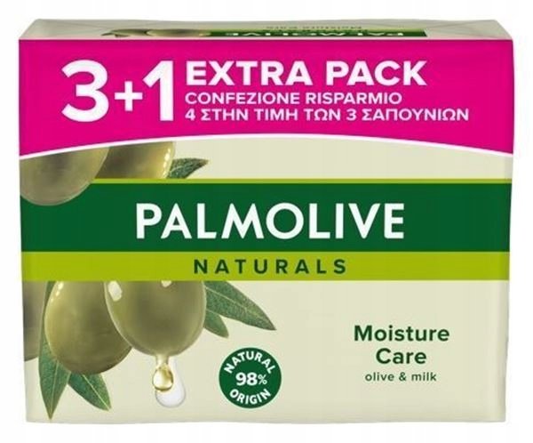 Mydło Saponetta Verde Oliva 3+1szt 90g - Palmolive