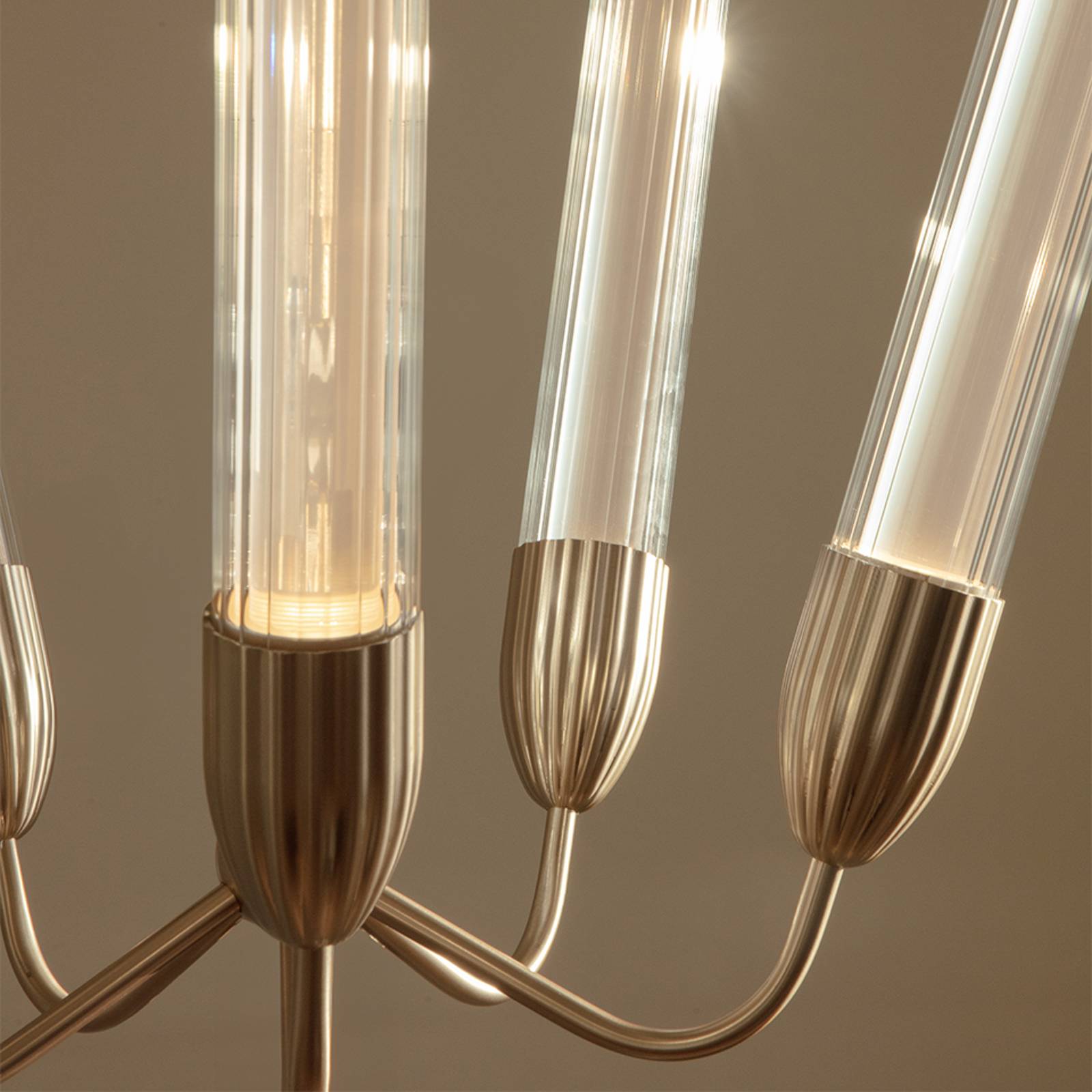 UMAGE lampa wisząca Lemon Squeeze długa, mosiądz, Ø 85,6 cm