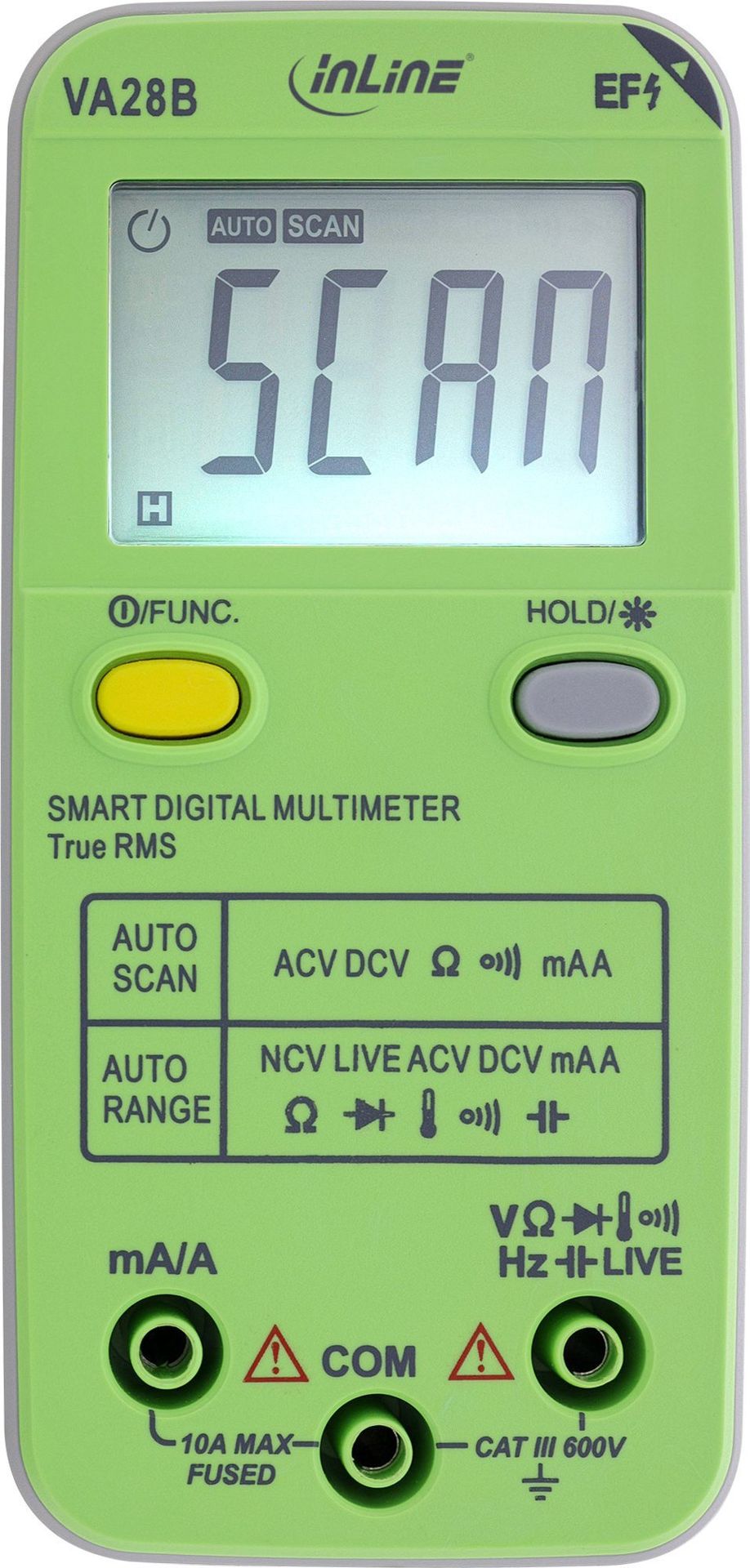 Kalkulator InLine InLine® Multimeter with Auto-Range and Autoscan, pocket size