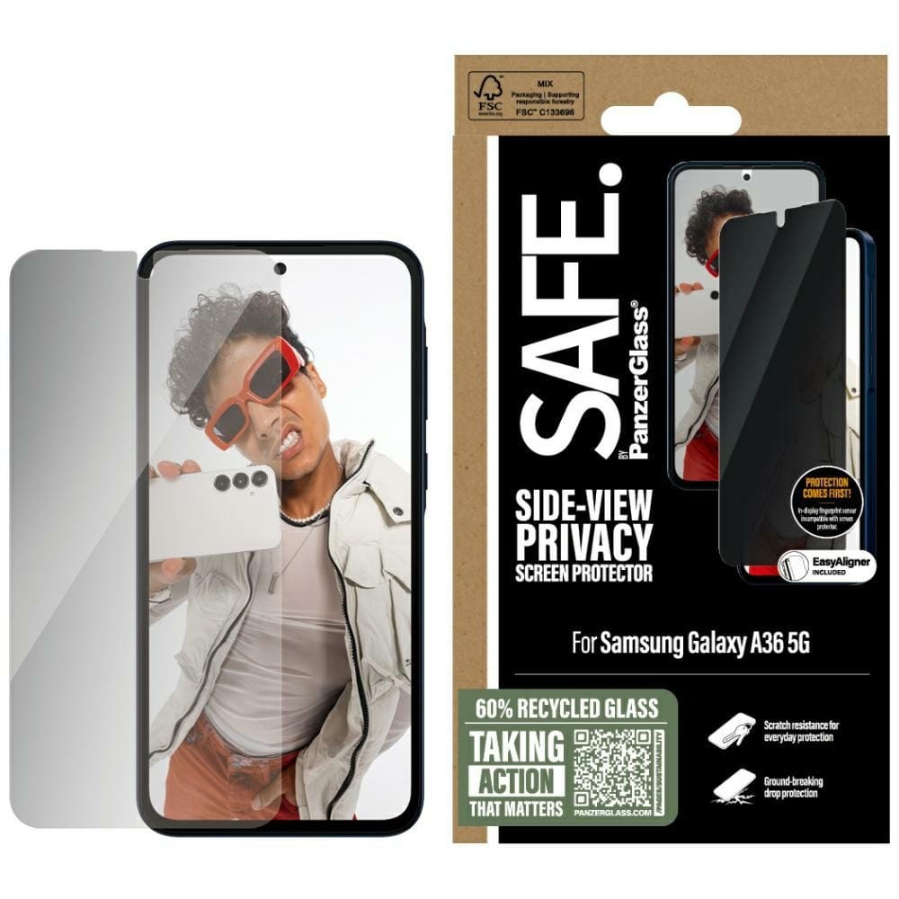 Szkło prywatyzujące SAFE by PanzerGlass Ultra-Wide Fit do Samsung Galaxy A36 5G