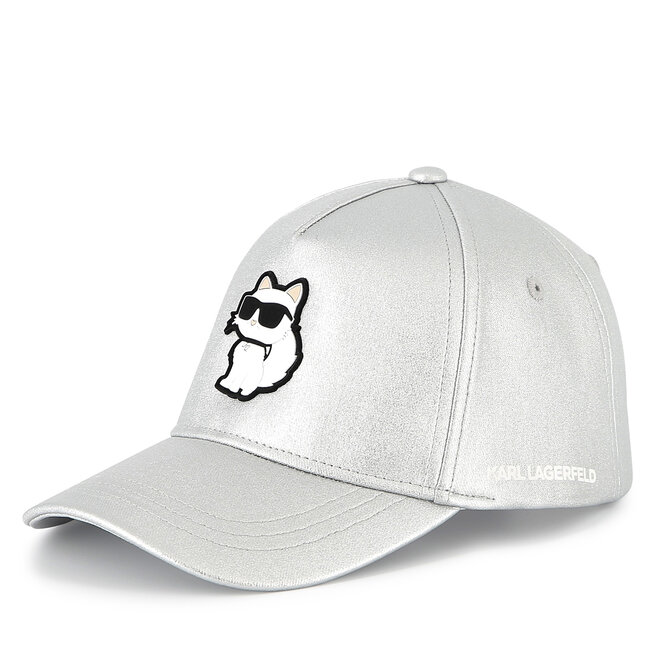Czapka z daszkiem KARL LAGERFELD Z30392 Szary