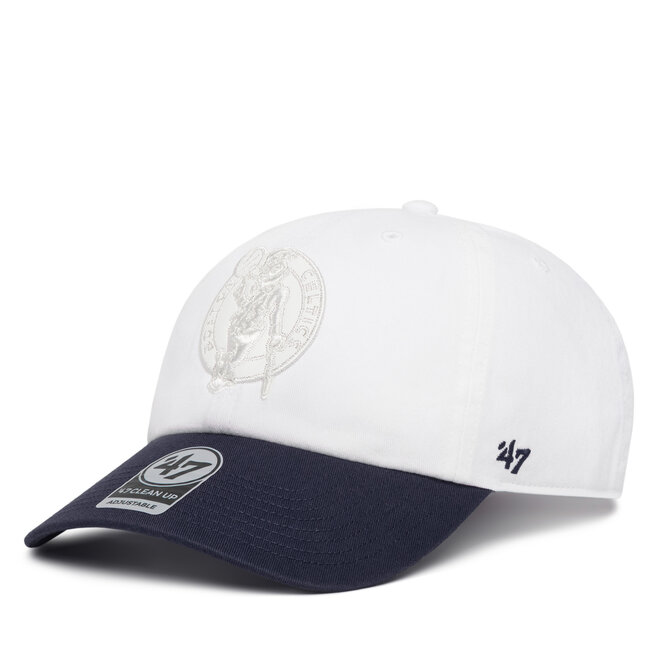 Czapka z daszkiem 47 Brand NBA Boston Celtics '47 x Tommy Hilfiger Courtside '47 Clean Up THCCU172GWL Biały