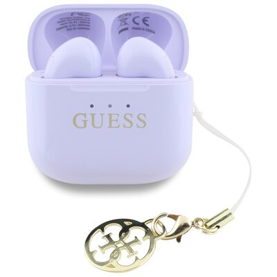 Guess Glossy Effect Printed lawendowy