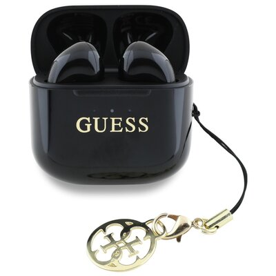 Guess Glossy Effect Printed czarny