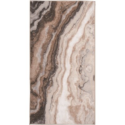 Dywan MULTIDECOR Epic Print 80 x 200 cm Szaro-beżowy