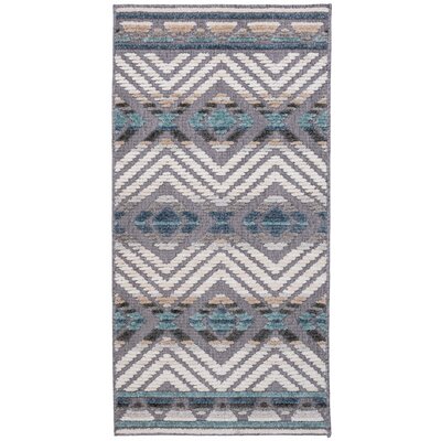 Dywan MULTIDECOR Nepal 160 x 230 cm Pasy Niebieski