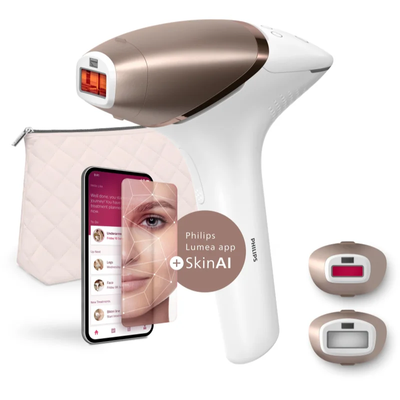 Philips Lumea IPL 9900 SkinAI BRI950/01 depilator IPL do ciała, twarzy, okolic bikini i pach 1 szt.