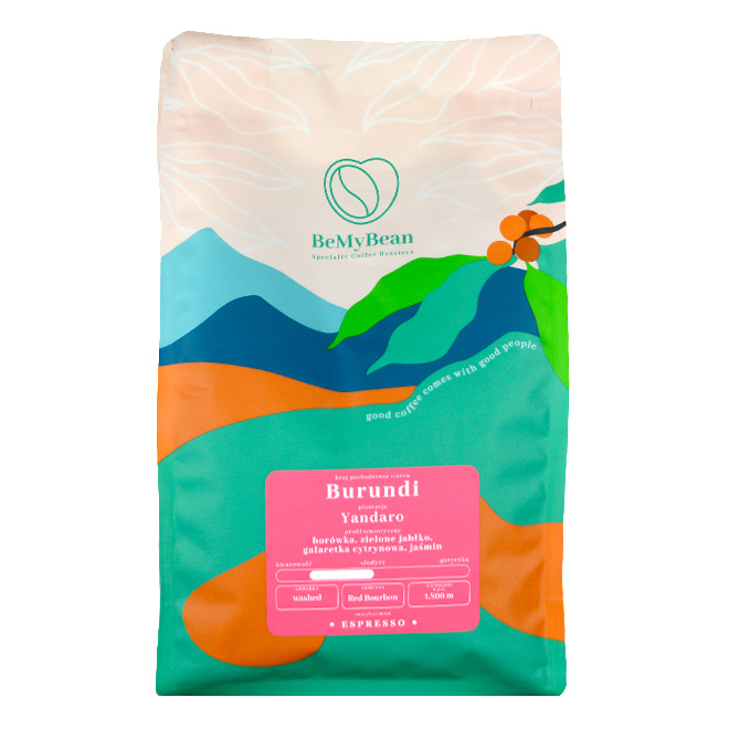 BeMyBean Burundi Yandaro 1000g ESPRESSO