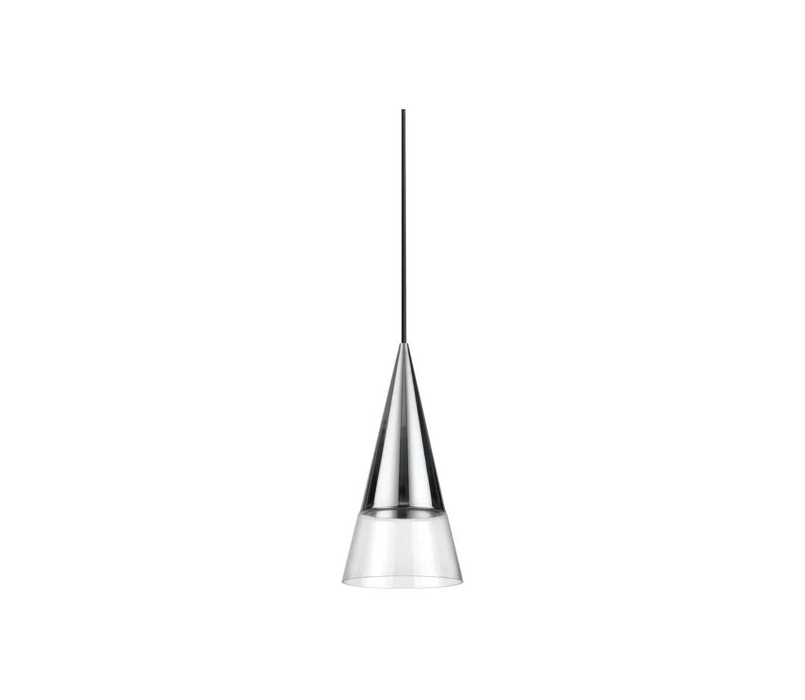 Ideal Lux - LED Żyrandol na lince CONO 1xGU10/7W/230V śr. 15 cm chrom