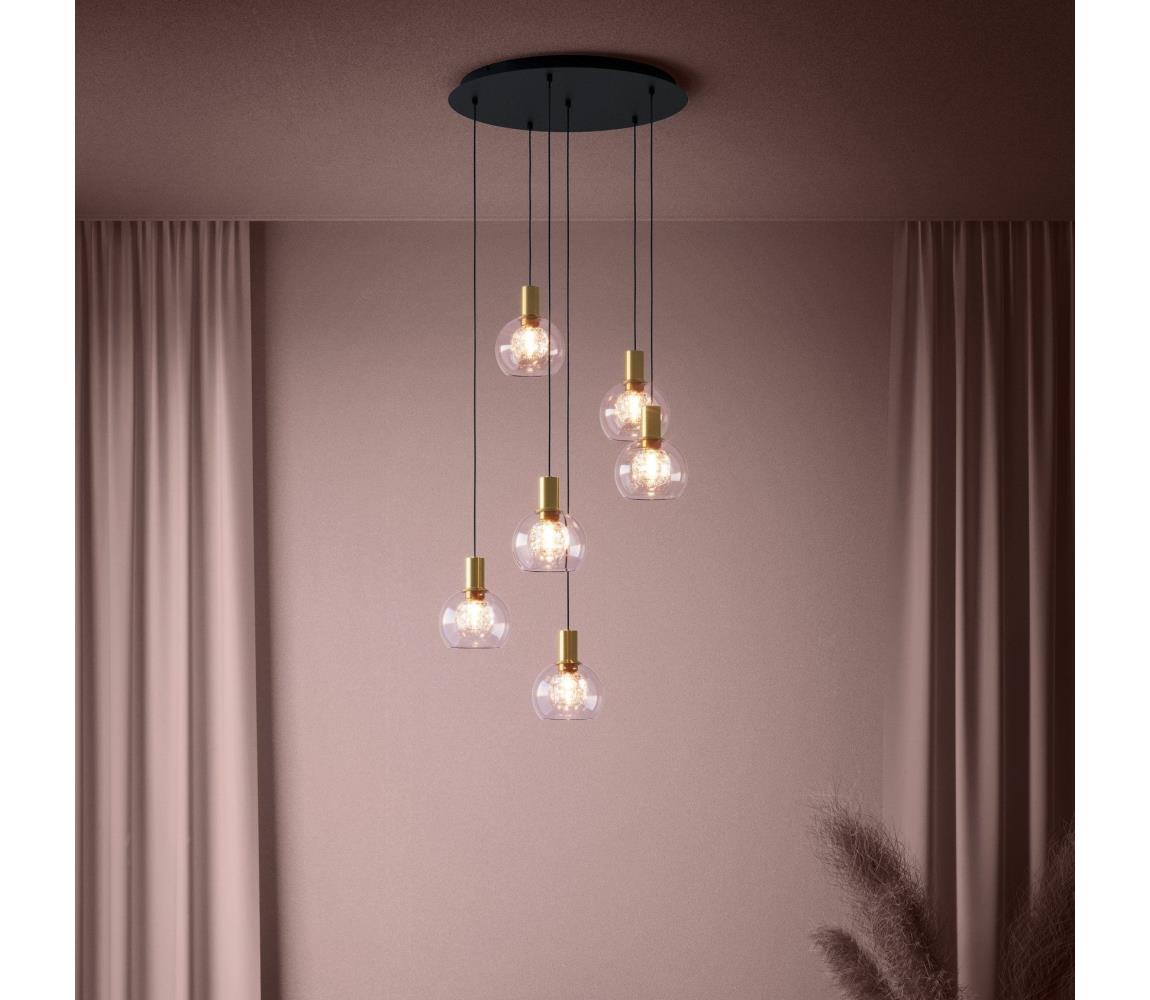 Eglo 390279 -LED Żyrandol ściemnialny na lince TERQUE 6xLED/5,4W/230V 3000K pr.54cm