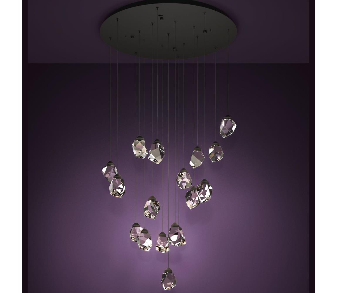 Eglo 390413 - LED Żyrandol ściemnialny na lince SINDICAT 17xLED/3W/230V 3000K