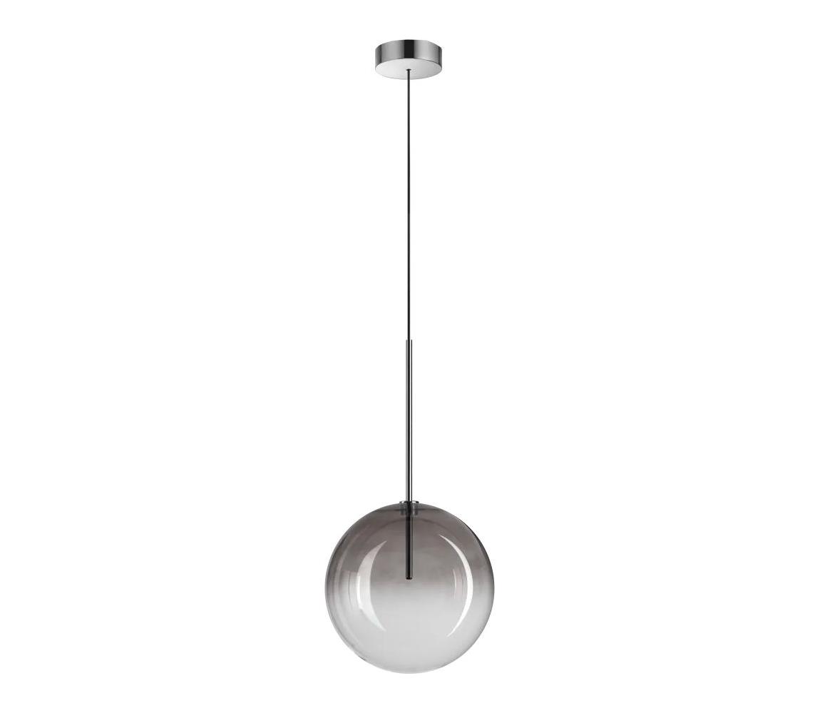 Ideal Lux - LED Żyrandol na lince EQUINOXE 1xG4/2W/230V śr. 25 cm chrom/dymny