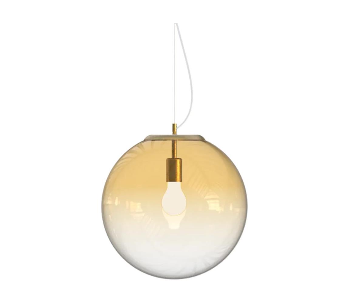 Ideal Lux - Żyrandol na lince MAPA 1xE27/42W/230V śr. 40 cm złoty/dymny