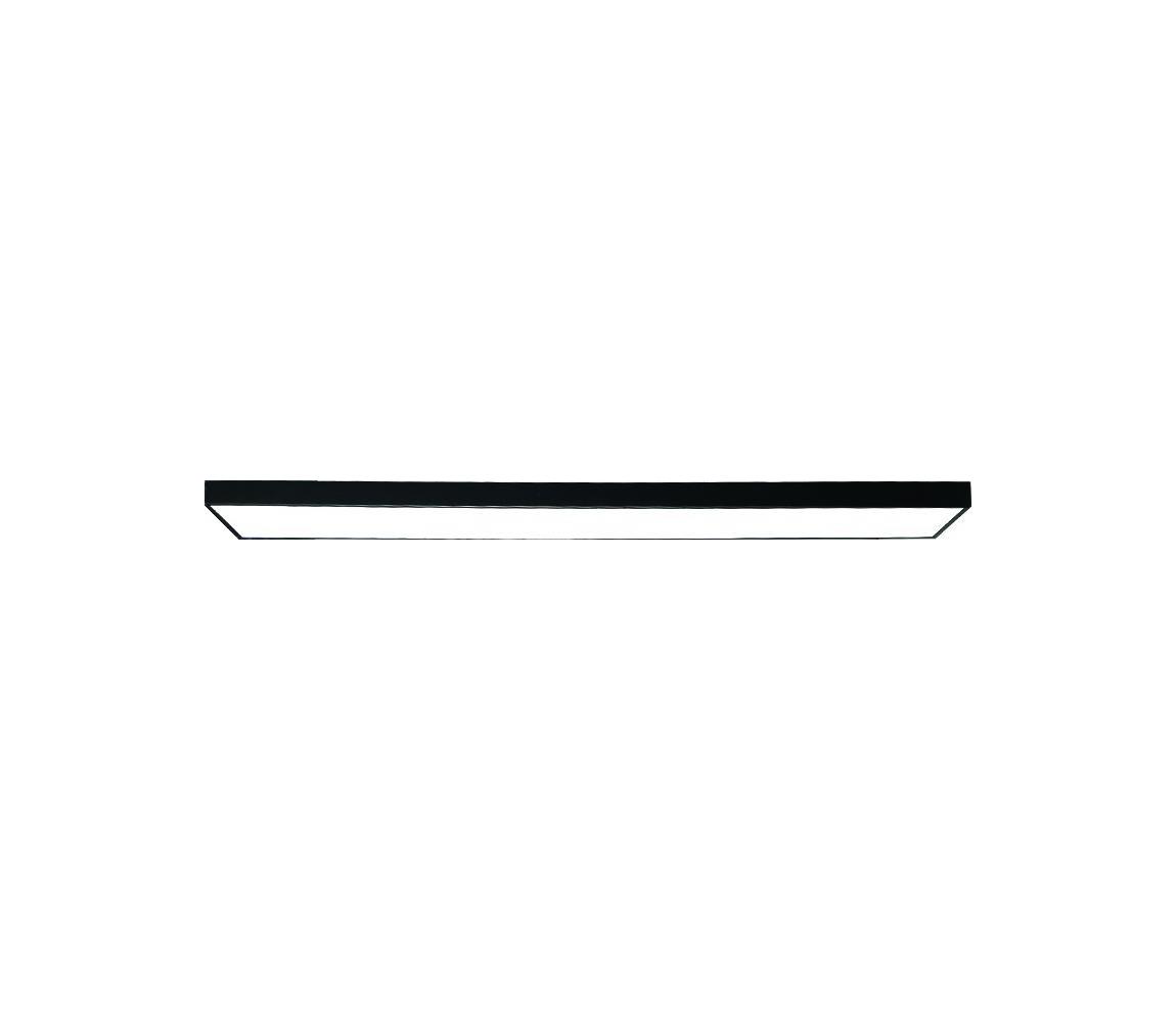 LED Plafon LED/32W/230V 4000K 120x13 cm czarny