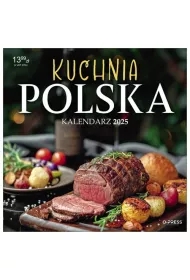 Kalendarz 2025 33x33cm ścienny Kuchnia polska