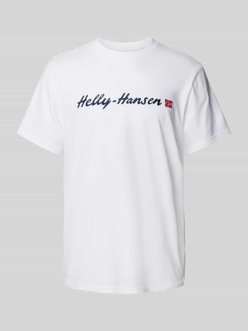 T-shirt z nadrukiem z logo