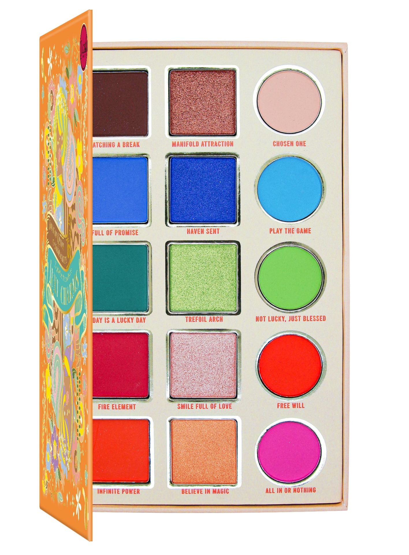 J.Cat Beauty House of Queens Paleta Cieni do Powiek 101 Luxy Charms