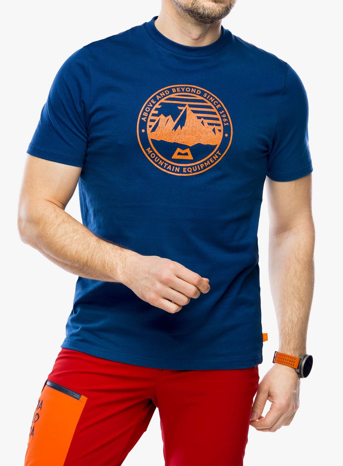 Koszulka bawełniana Mountain Equipment Roundel Tee - admiral blue