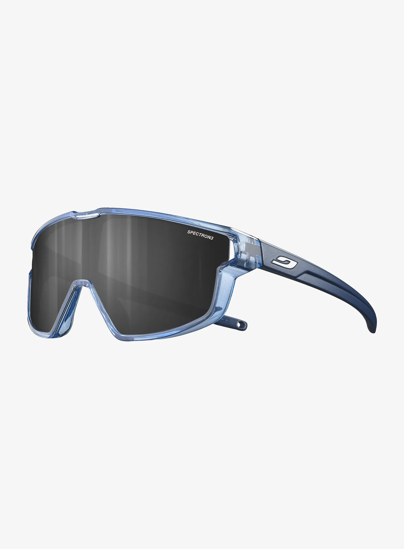 Okulary dla dzieci Julbo Fury Mini - Spectron 3 - shiny blue/matt blue