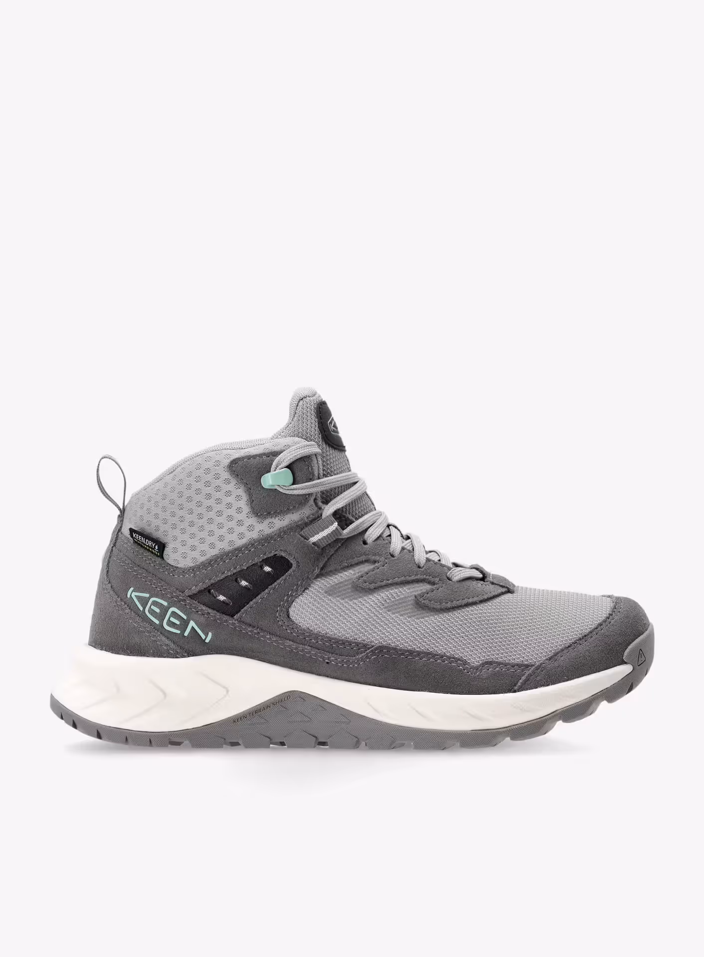 Buty turystyczne damskie Keen Hightrail Mid Wp - alloy/lichen