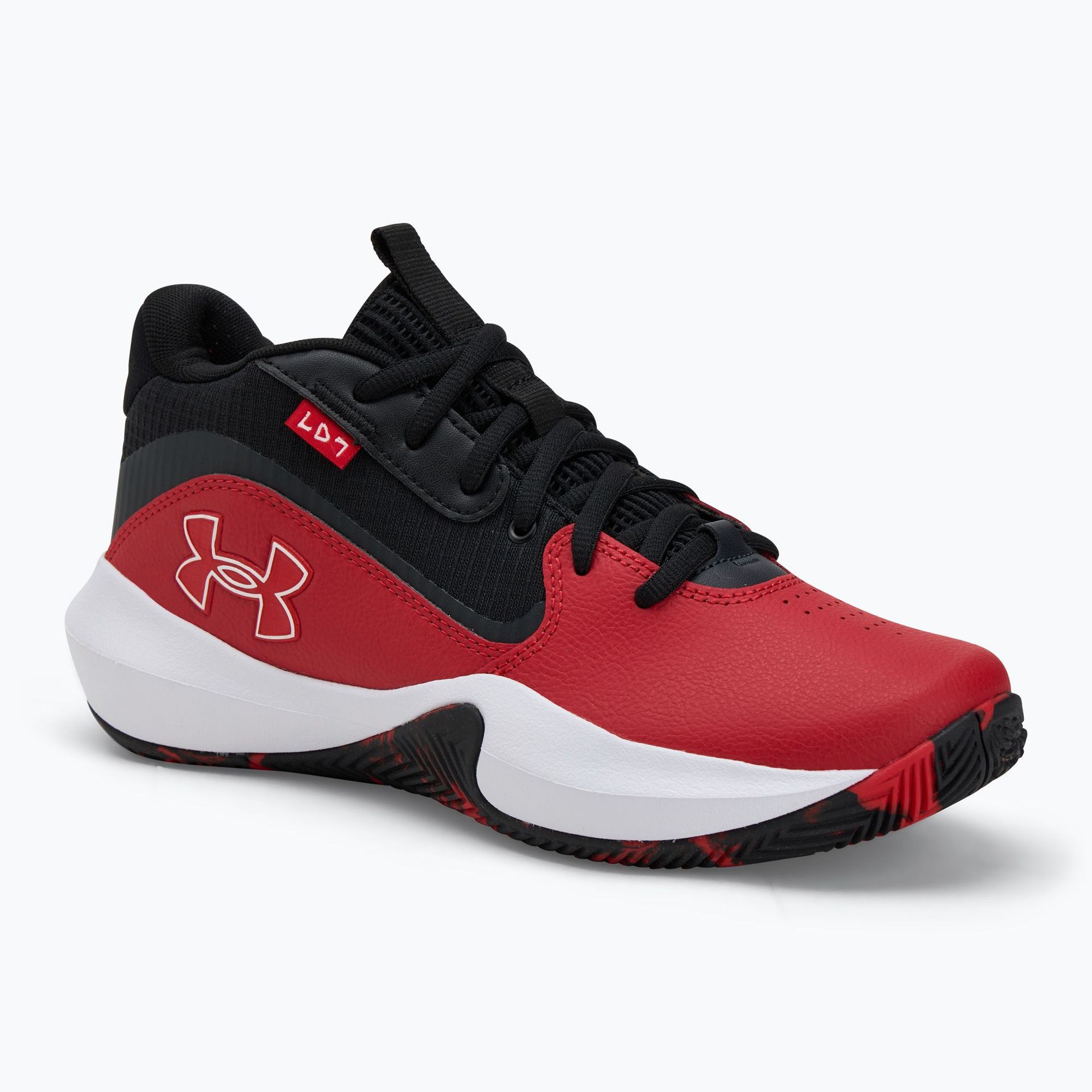 Buty do koszykówki Under Armour Lockdown 7 red/black/white WYSYŁKA W 24H 30 DNI NA ZWROT