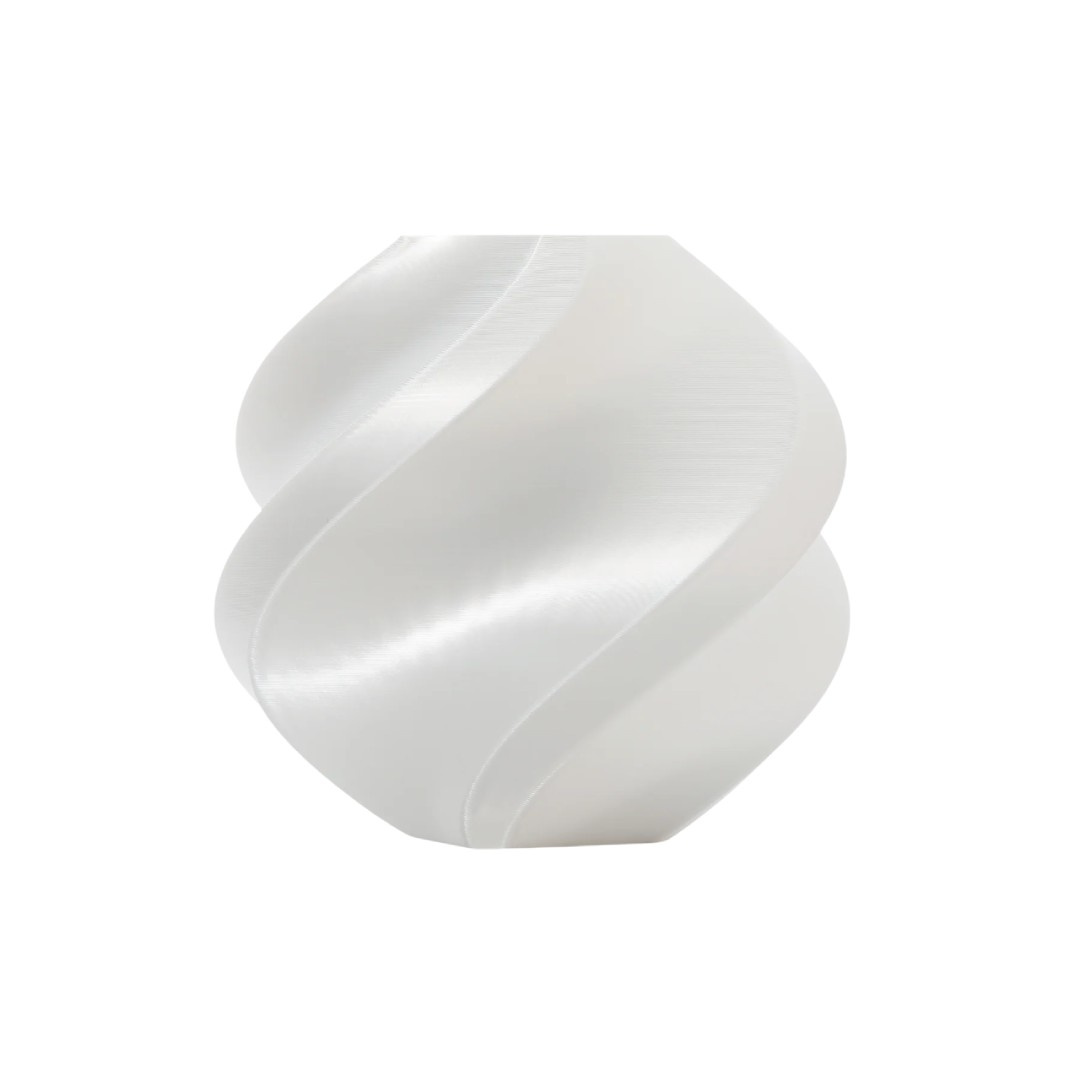 Filament Bambu Lab PLA Silk+ 1,75mm 1kg - w zestawie z wielorazową szpulą - White