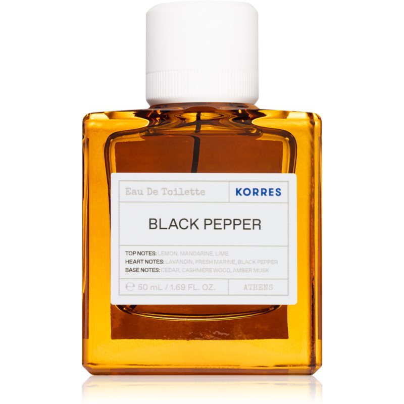 Korres KORRES BLACK PEPPER EDT dla niego, 50 ml