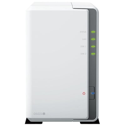 Serwer plików SYNOLOGY DS223j 32TB (2x16TB), 1GB RAM