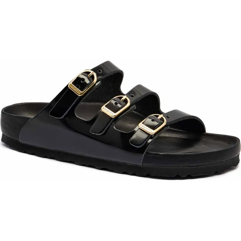 Birkenstock Skórzane klapki Florida