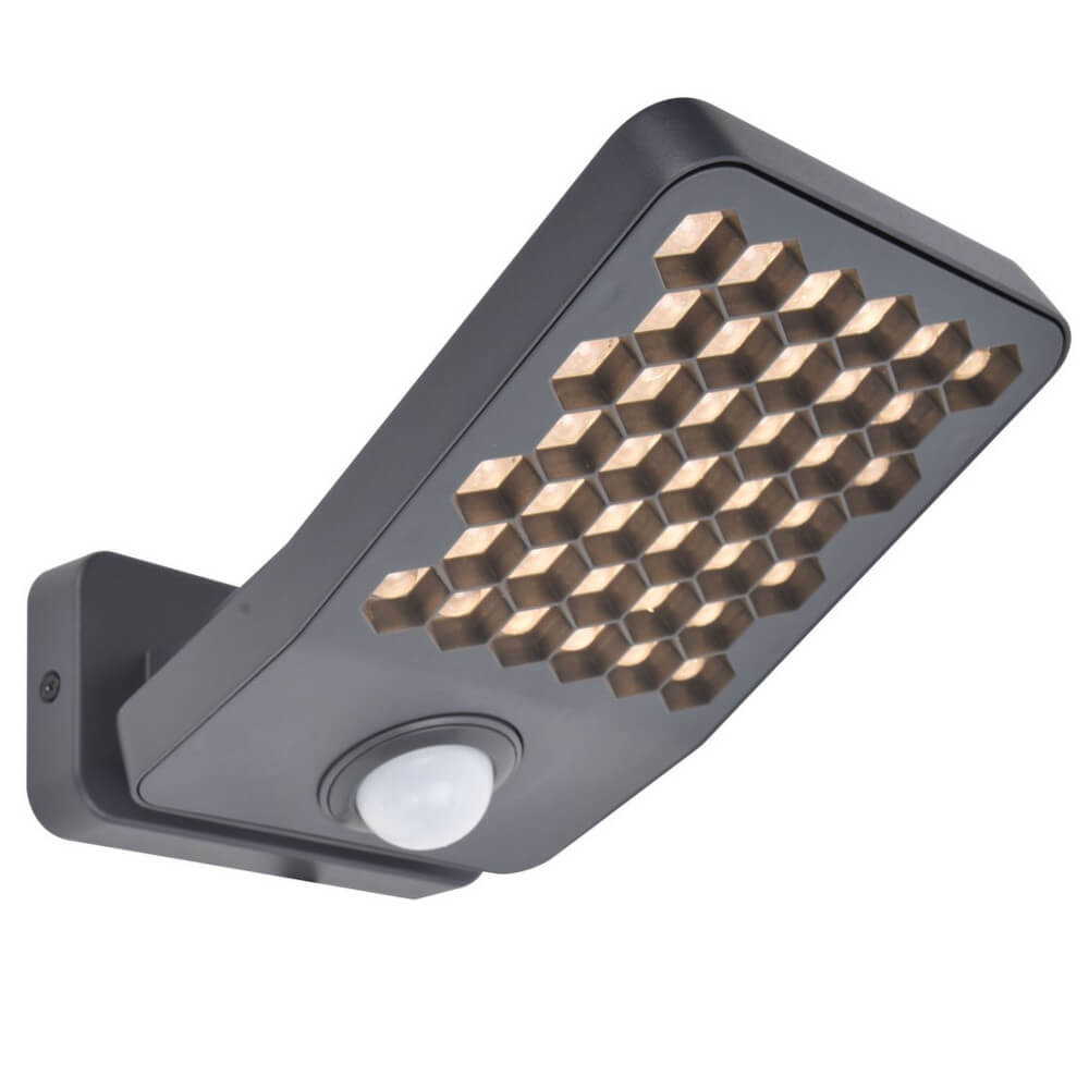 Zewnętrzna lampa na elewację ATLANTIS 7801607118 LED 14W 3000K IP54 szara