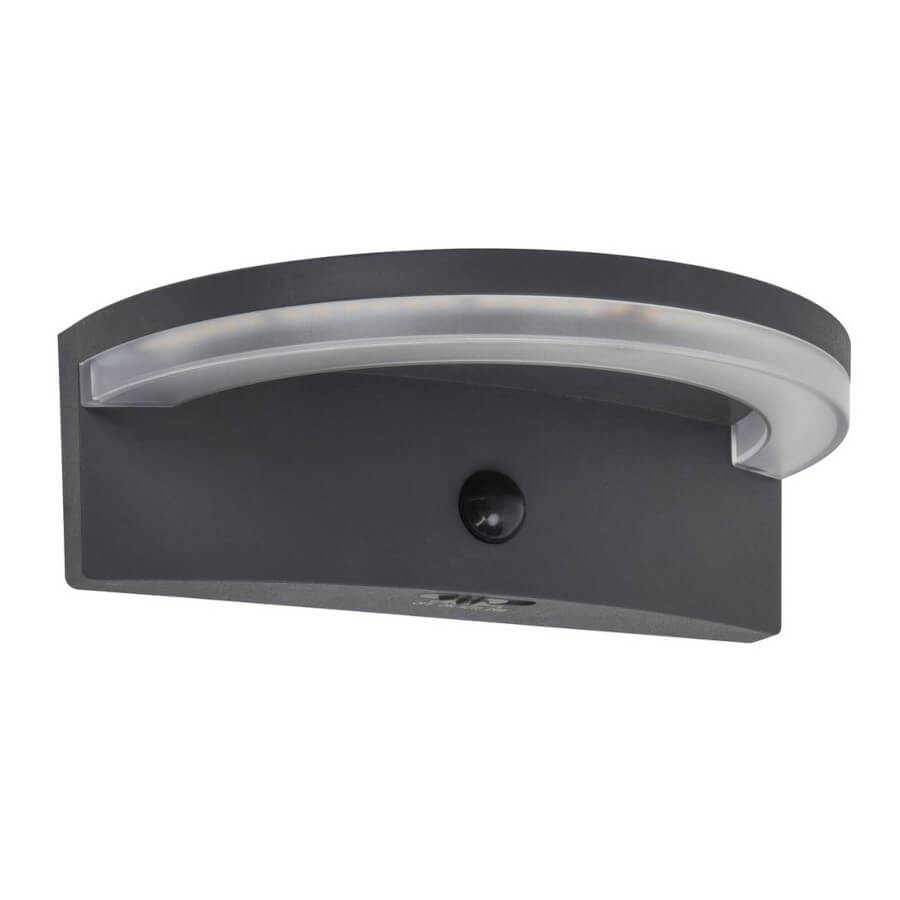 Solarna lampa elewacyjna VYZOR 6915701335 LED 7W 4000K IP44 ciemnoszara