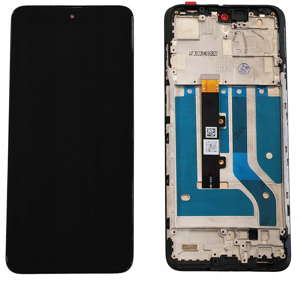 WYŚWIETLACZ PASUJE DO MOTOROLA EDGE 20 LITE EDGE 20 FUSION OLED RAMKA XT213