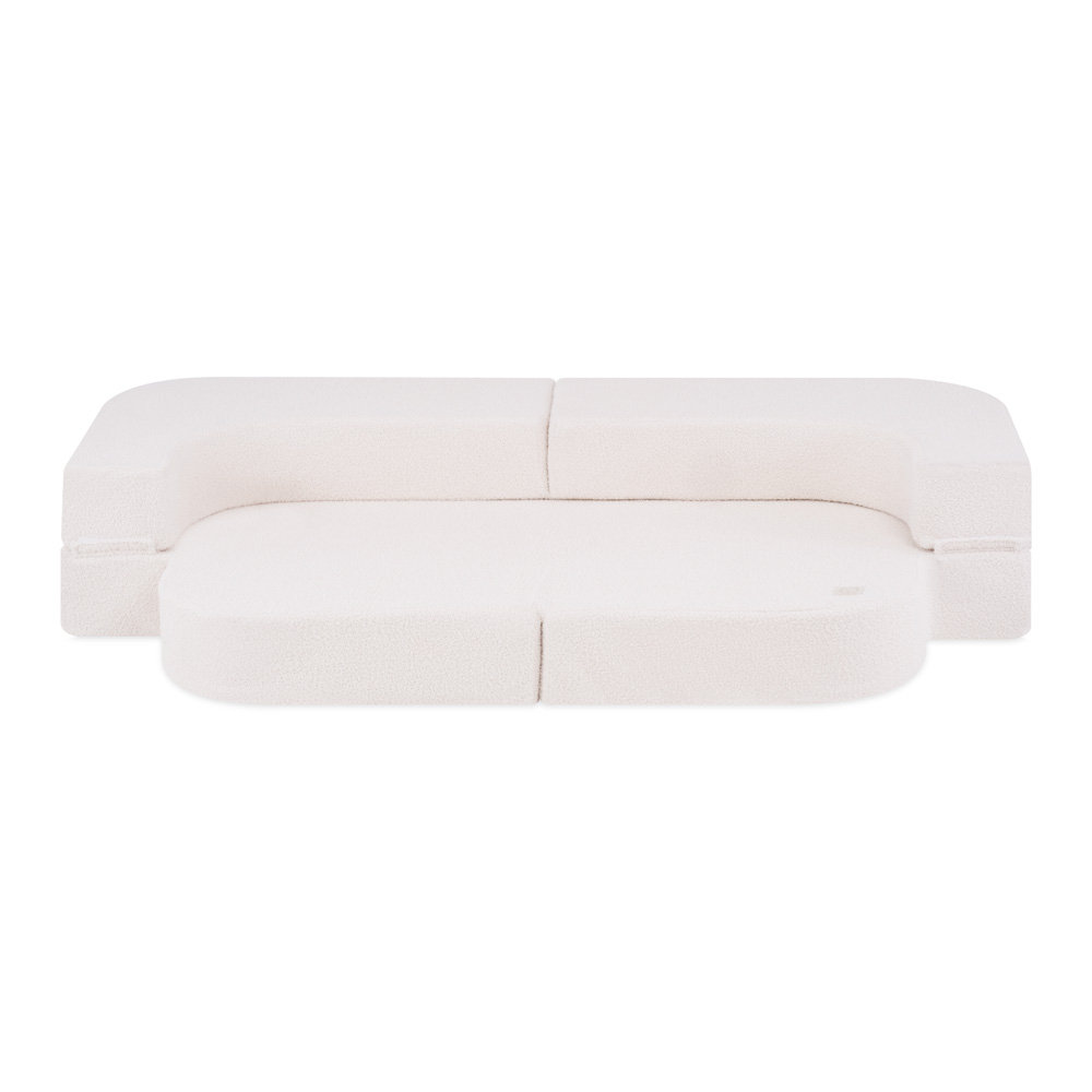 MISIOO Sofa Bed Foldie kremowy baranek