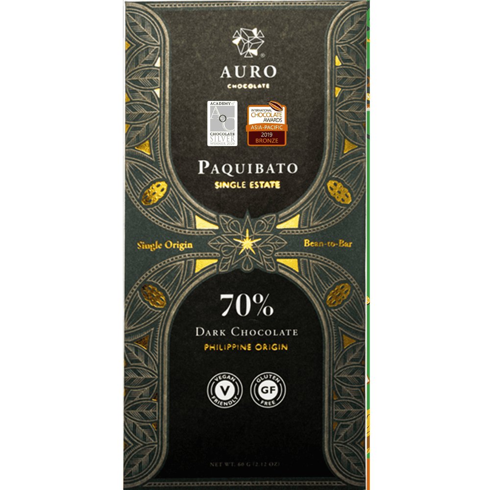 Auro czekolada ciemna Paquibato Dark 70% 60g