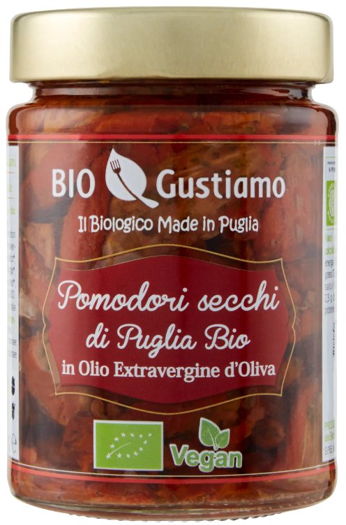Pomidory suszone in Olio Extravergine D'Oliva 280g - Bio Gustiamo