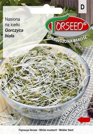 Gorczyca biała, nasiona na kiełki 250g - Torseed