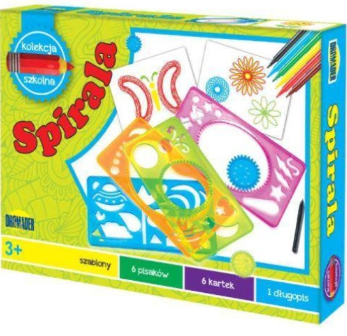 Dromader, Zestaw do rysowania, Spirale