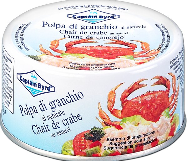 Mięso kraba w zalewie Polpa di Granchio Pacifico 200g - Captain Bird