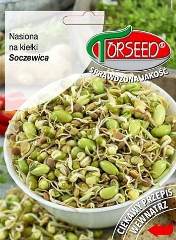 Soczewica, nasiona na kiełki 20g - Torseed