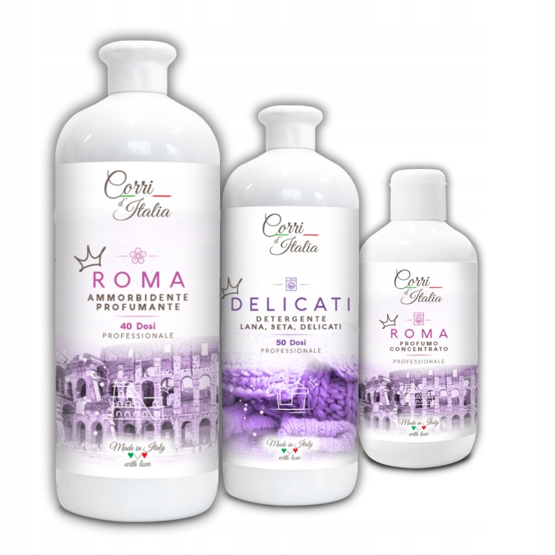 Corri d'Italia wyjątkowy zestaw włoskich produktów do prania