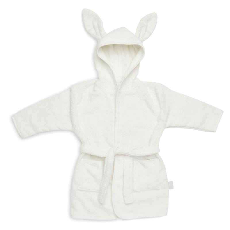 Jollein - Szlafroczek Kąpielowy Rabbit Z Kapturem 3 - 4 Lata Frotte Ivory