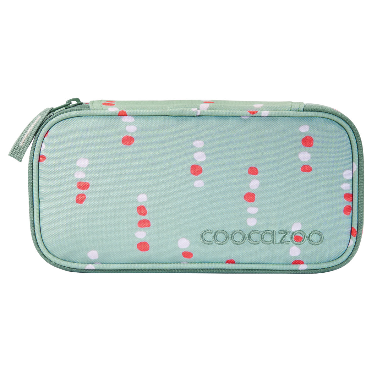 Piórnik saszetka, bez wyposażenia, Dancing Dots, turkusowy, Coocazoo