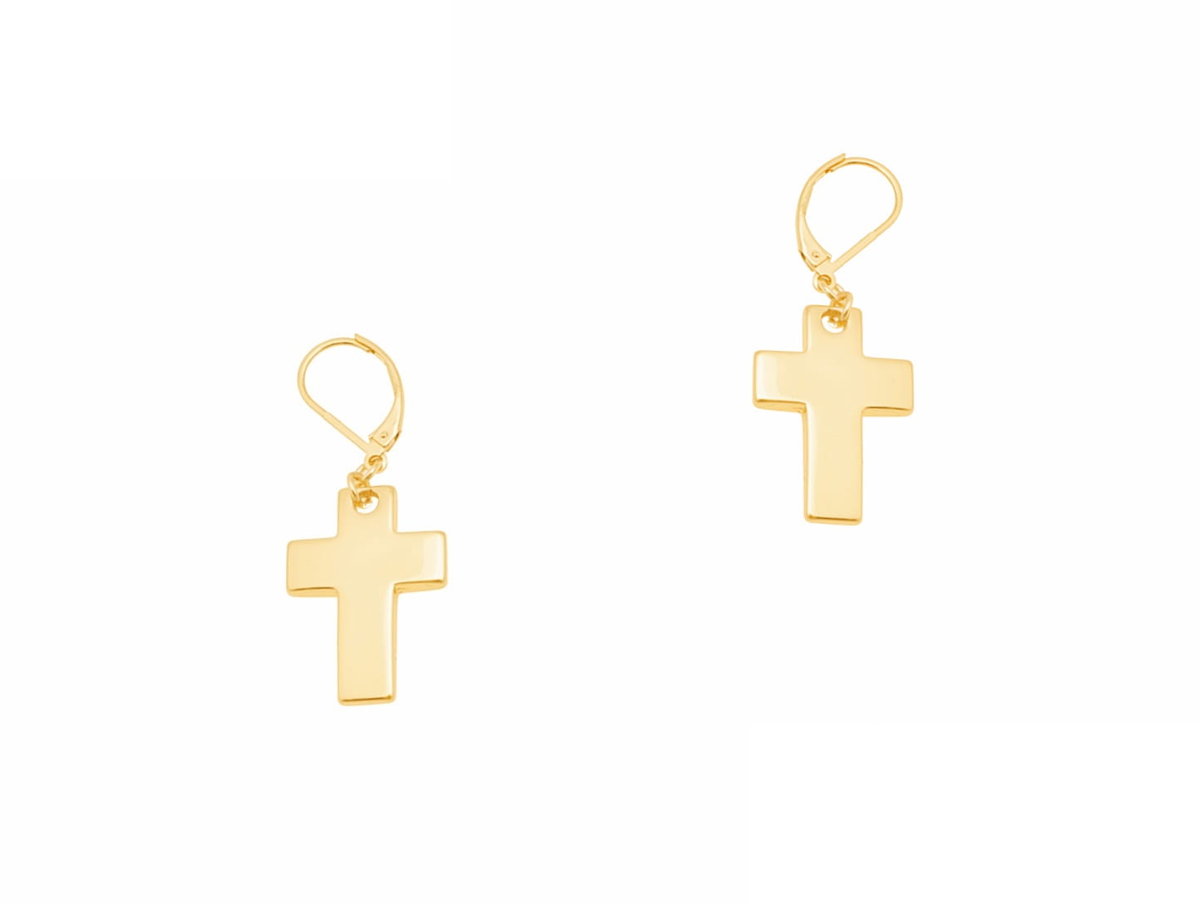 Kolczyki drobne krzyżyki (P21/WIO/52AU)