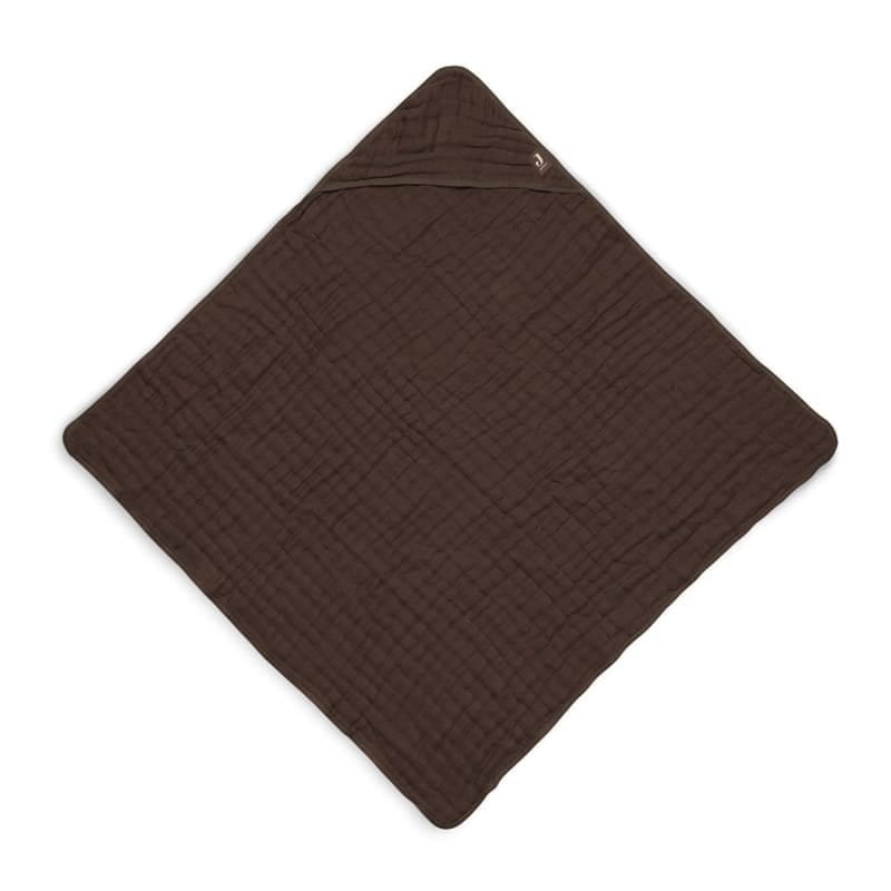 Jollein - Ręcznik Kąpielowy Z Kapturem 75 X 75 Cm Cotton Chestnut