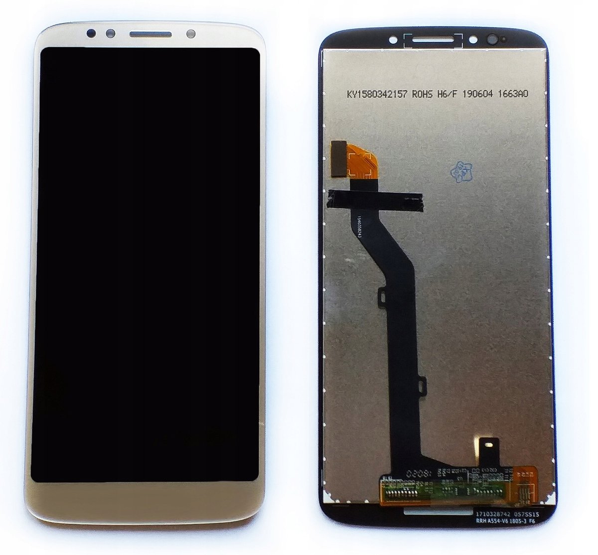 WYŚWIETLACZ LCD SZYBKA DO MOTOROLA MOTO E5 XT1944 ZŁOTY