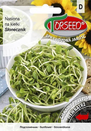 Słonecznik ogrodowy, nasiona na kiełki 500g - Torseed
