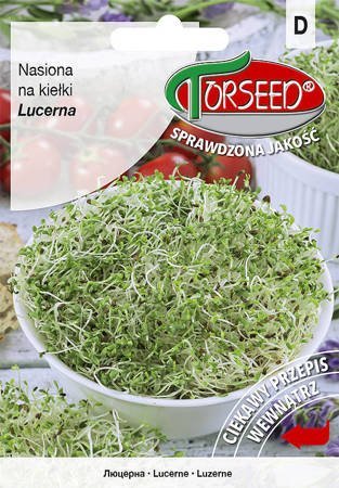 Lucerna, nasiona na kiełki 100g - Torseed
