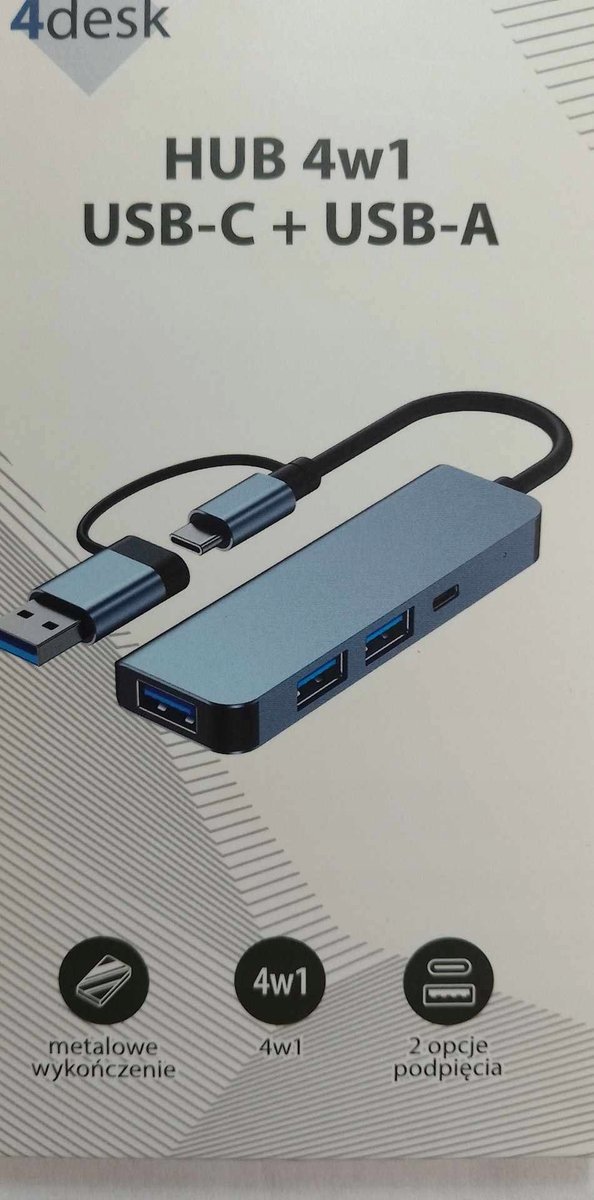 Hub USB Setty GSM188079 4 portów