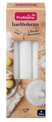 Profissimo, Świeczniki białe, 9 sztuk